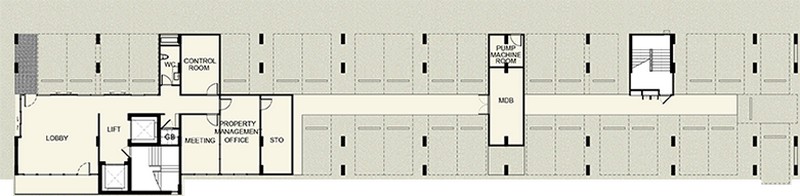FloorPlan คอนโด เอลลิโอ สุขุมวิท 64 ชั้น G (ตึก A)