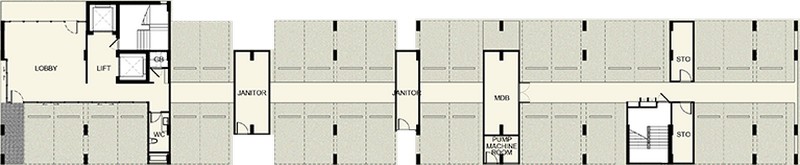 FloorPlan คอนโด เอลลิโอ สุขุมวิท 64 ชั้น G (ตึก B)